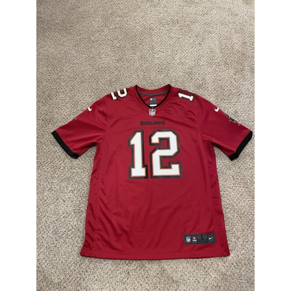 Tom Brady #12 NFL Tampa Bay Buccaneers Nike On Field Authentic Jersey Size Large